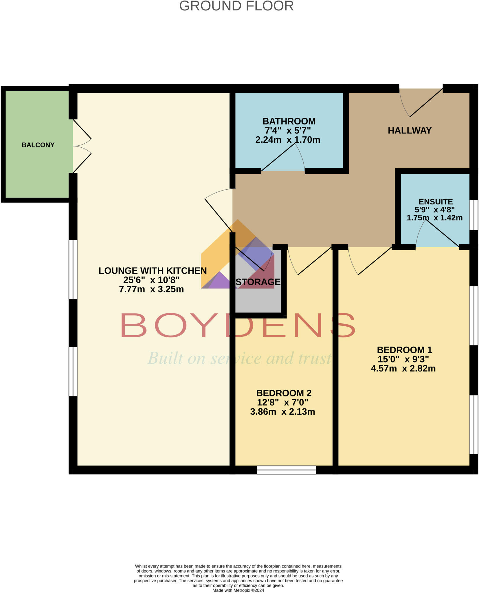 Grosvenor Place, Colchester floorplan
