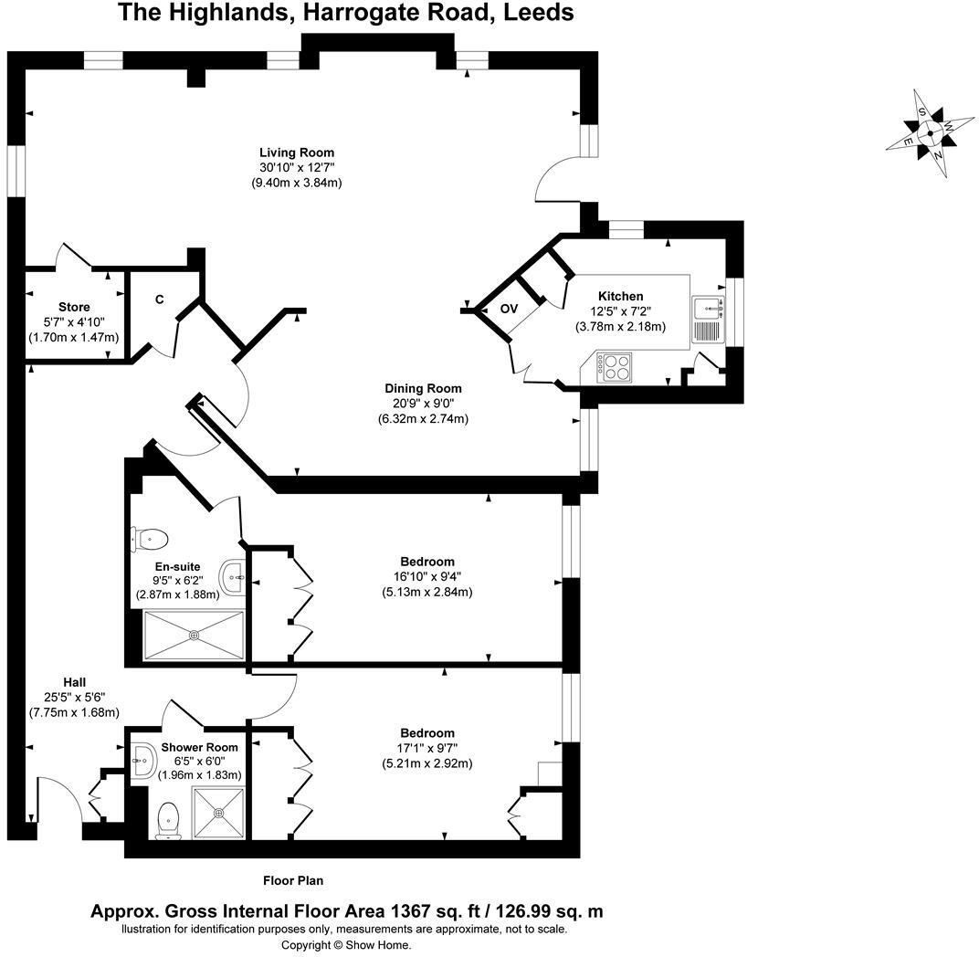 The Highlands, Harrogate Road, Moortown floorplan