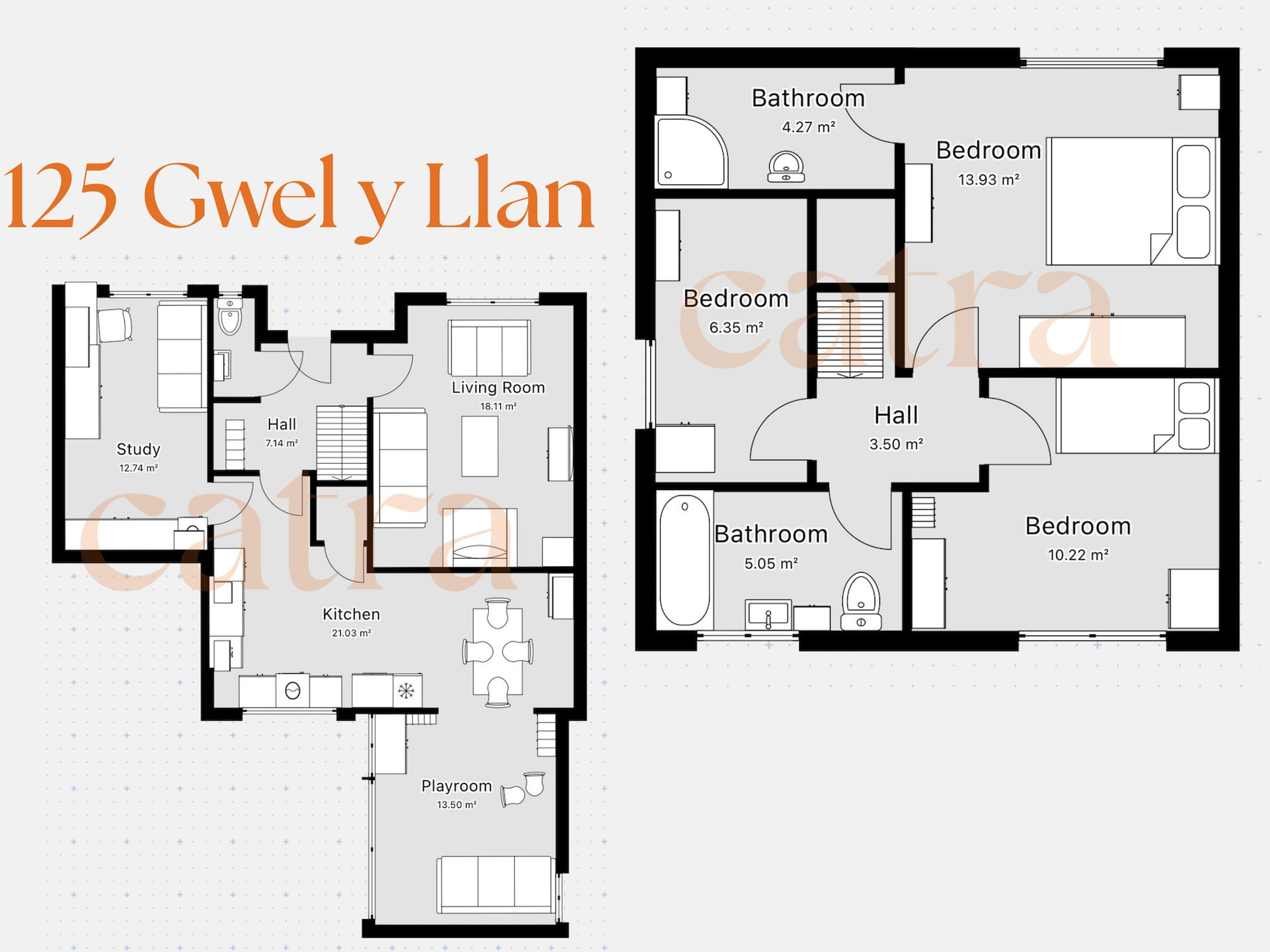 Gwel y Llan, Caernarfon floorplan