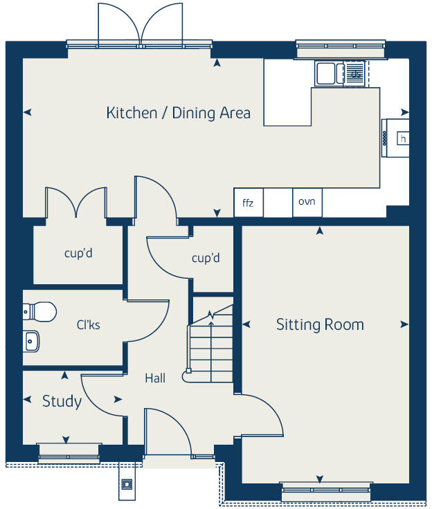 Marshall Road,
Devizes,
SN10 3HJ floorplan