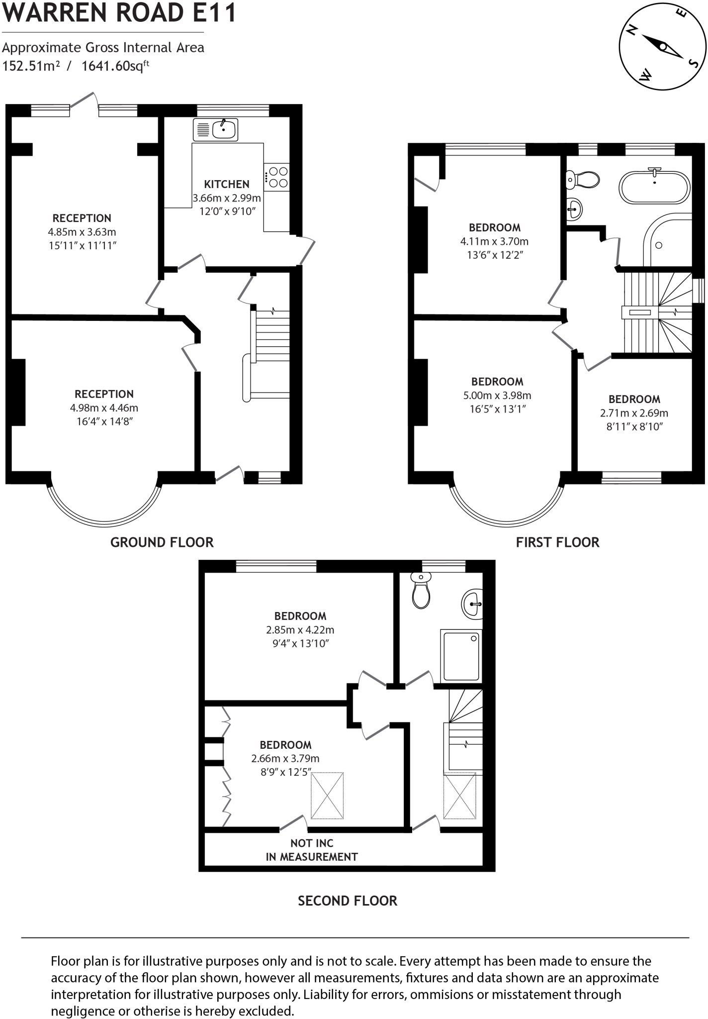 Warren Road, Wanstead floorplan