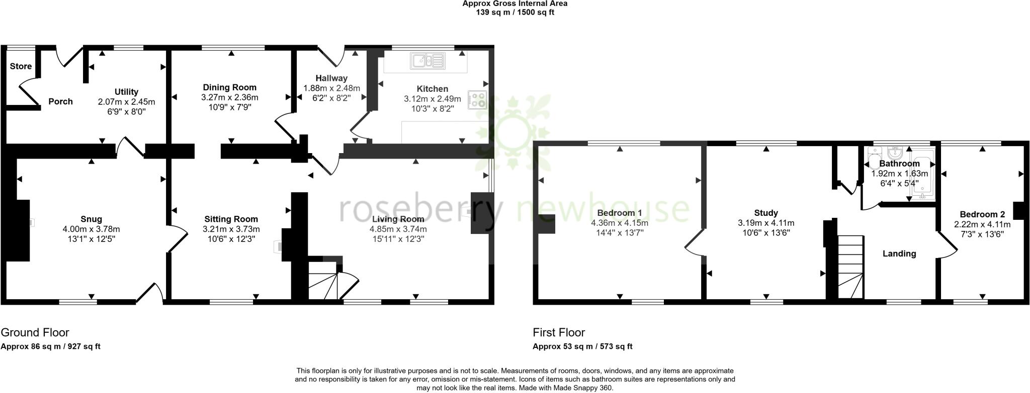 East Harlsey, East Harlsey, North Yorkshire floorplan