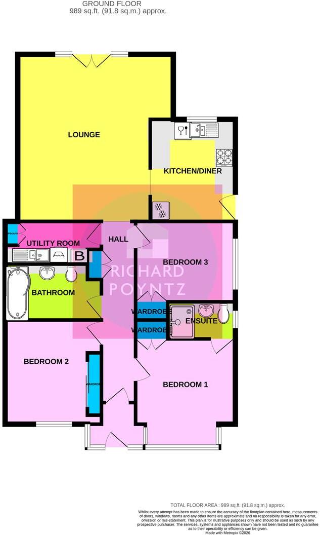 No chain - Hawkesbury Road, Canvey Island floorplan