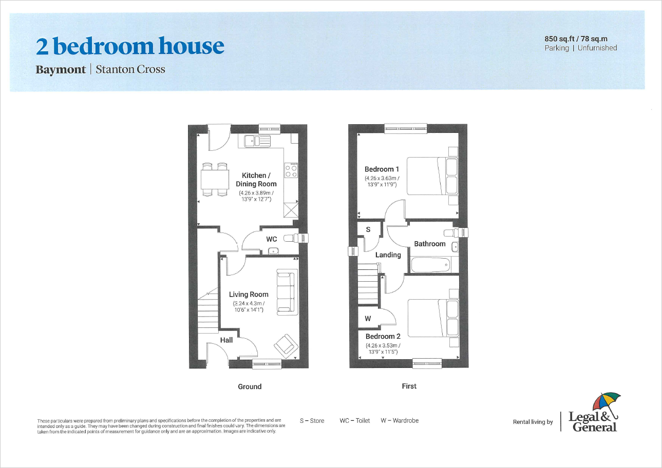 Tillage Road, Wellingborough, Northamptonshire, NN8 floorplan