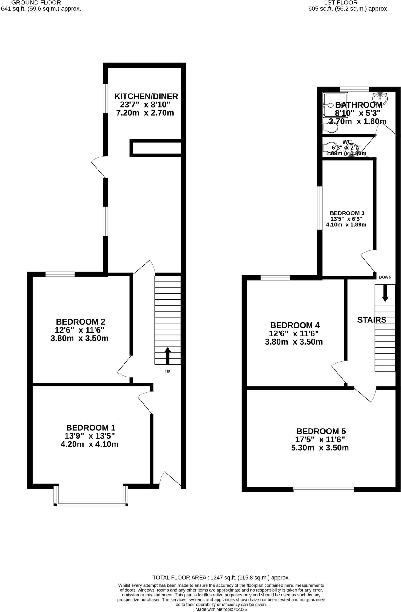 Malvern Terrace, Brynmill, Swansea floorplan