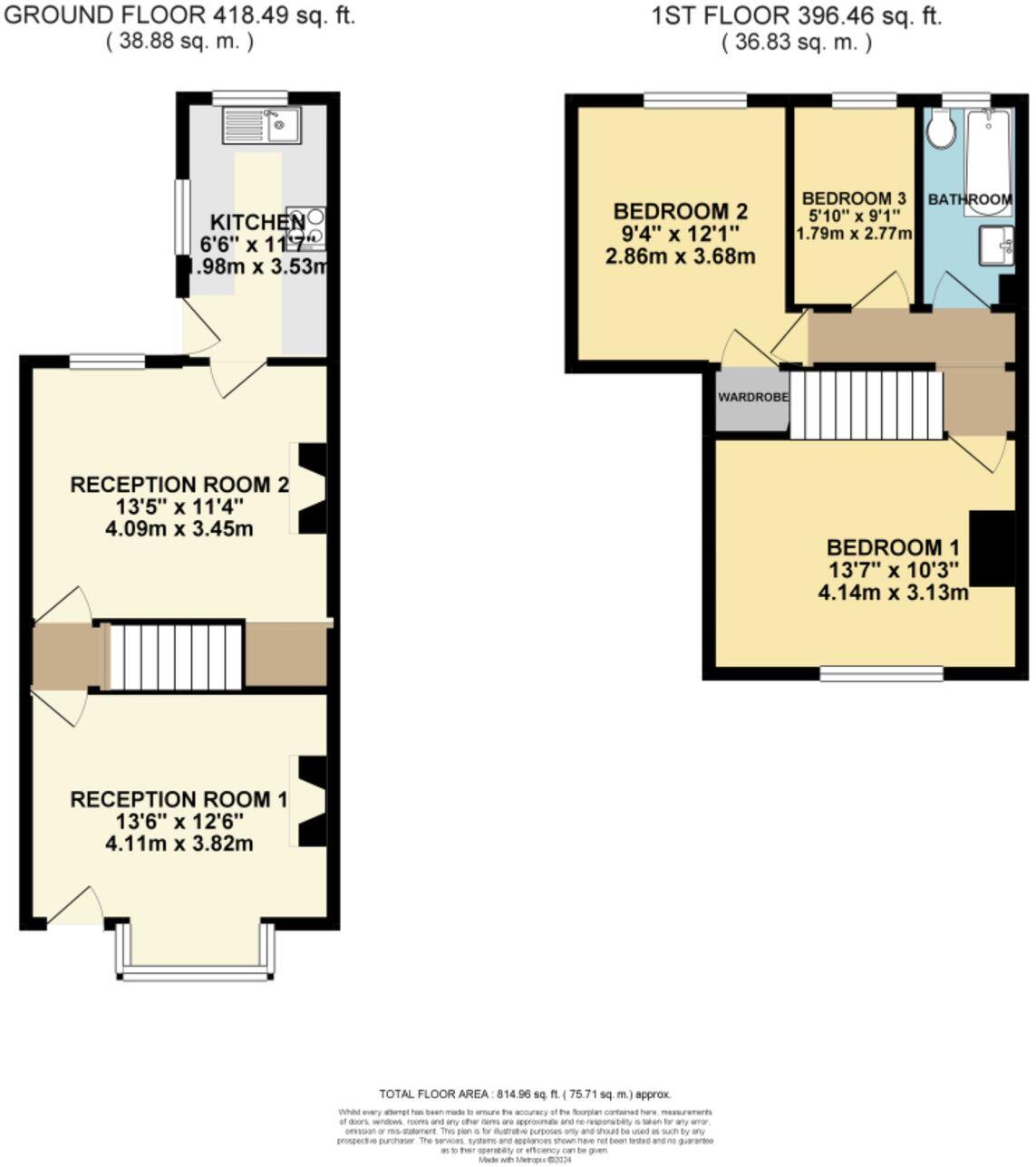 Grange Avenue, Shipley, BD18 floorplan
