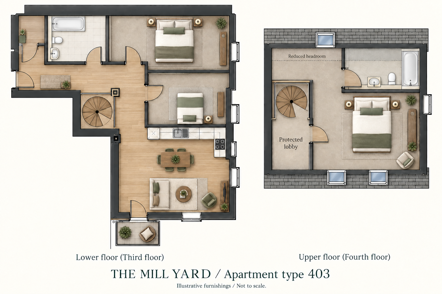 403 The Mill, Fletton Quays, Peterborough, PE2 floorplan