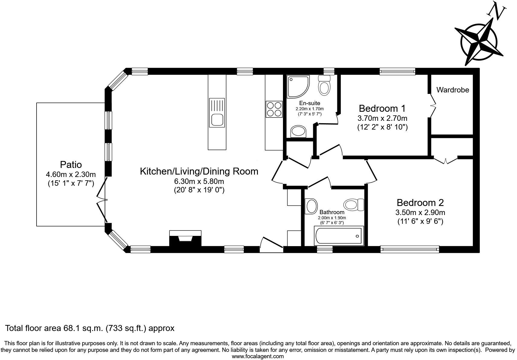 Silloth, Cumbria, CA7 floorplan