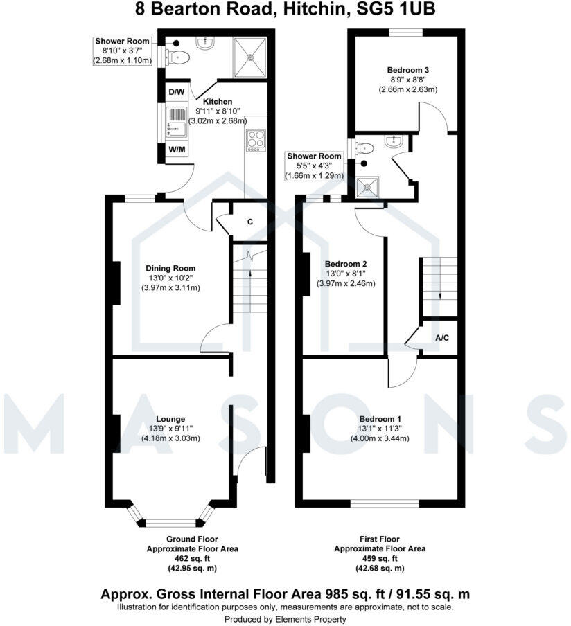 Bearton Road, Hitchin, Hertfordshire, SG5 1UB floorplan