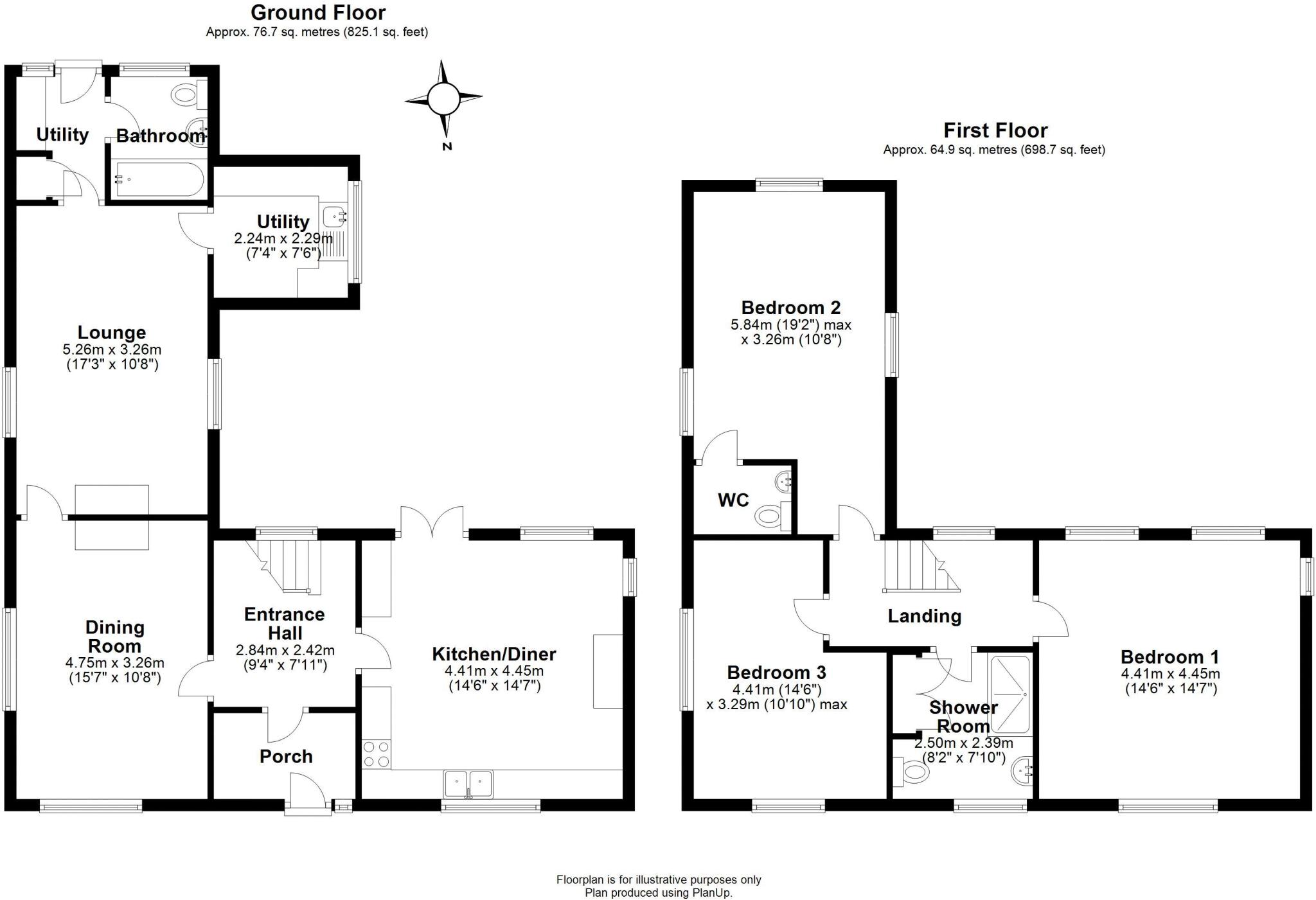 "Grafton Cottage", Common Lane, Norbury Common, Near Nantwich floorplan