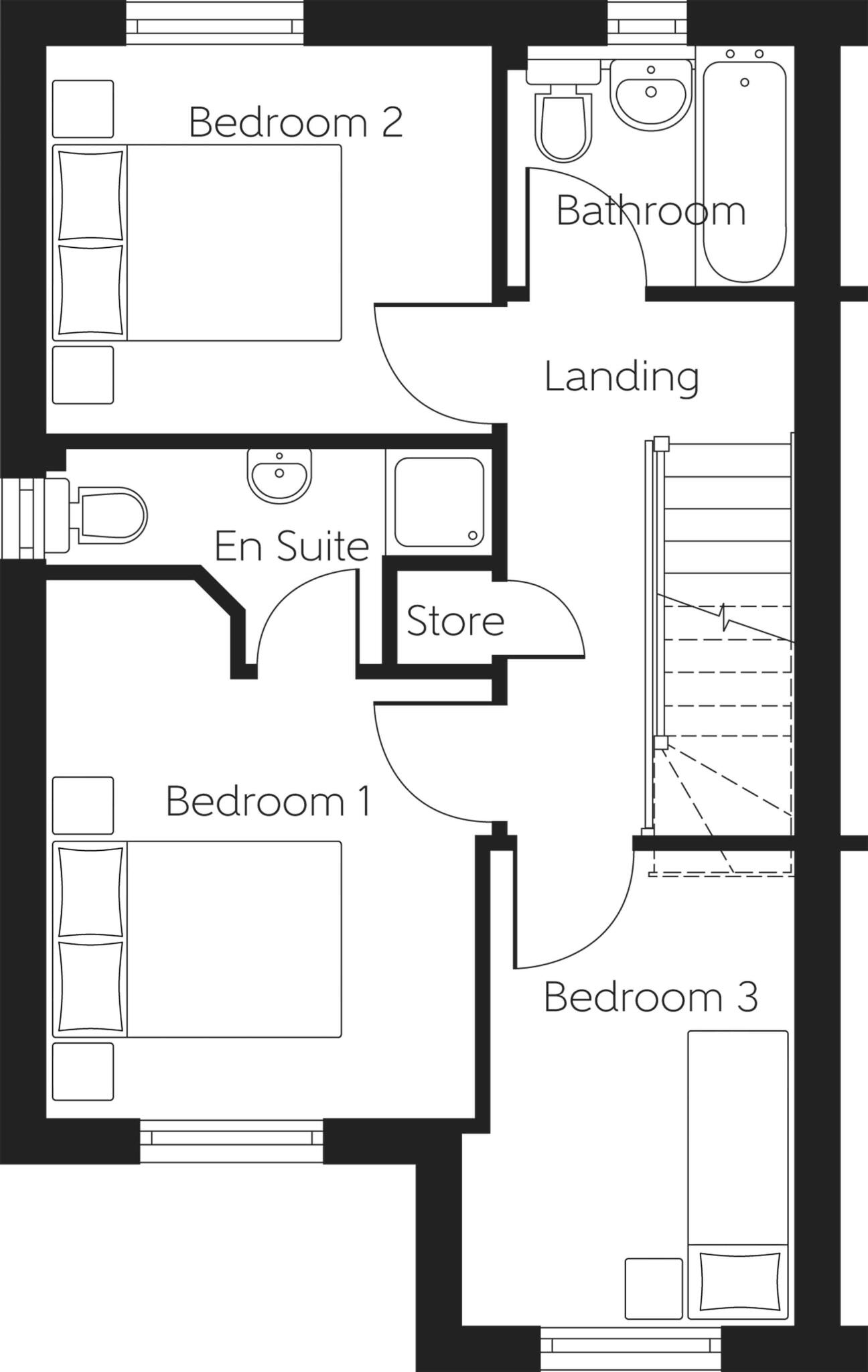 Shawfair, 
Edinburgh,
EH22 1PA floorplan