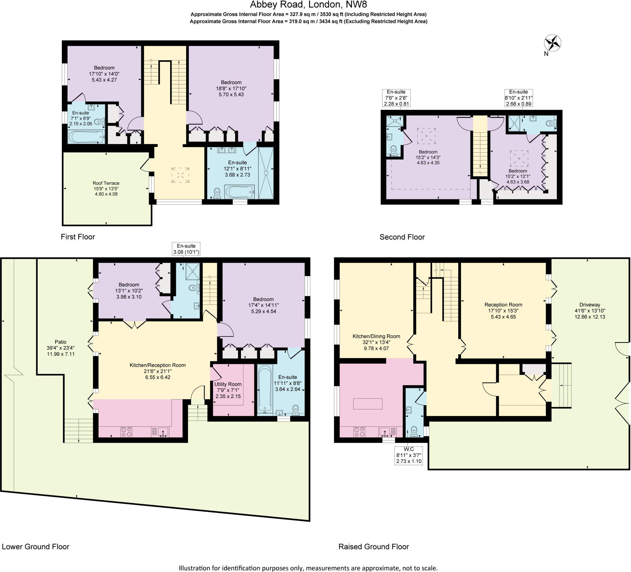 Abbey Road, London, NW8 floorplan