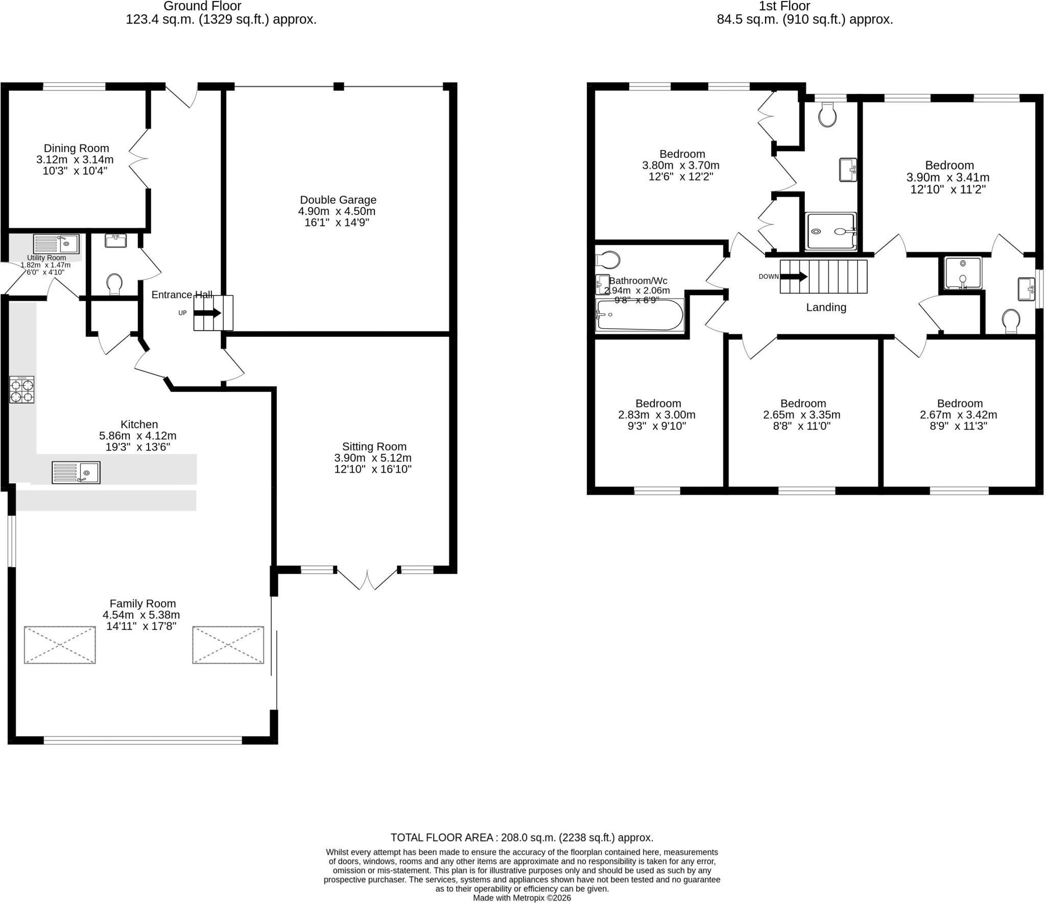 Draper Close, Swordy Park, Alnwick, Northumberland floorplan