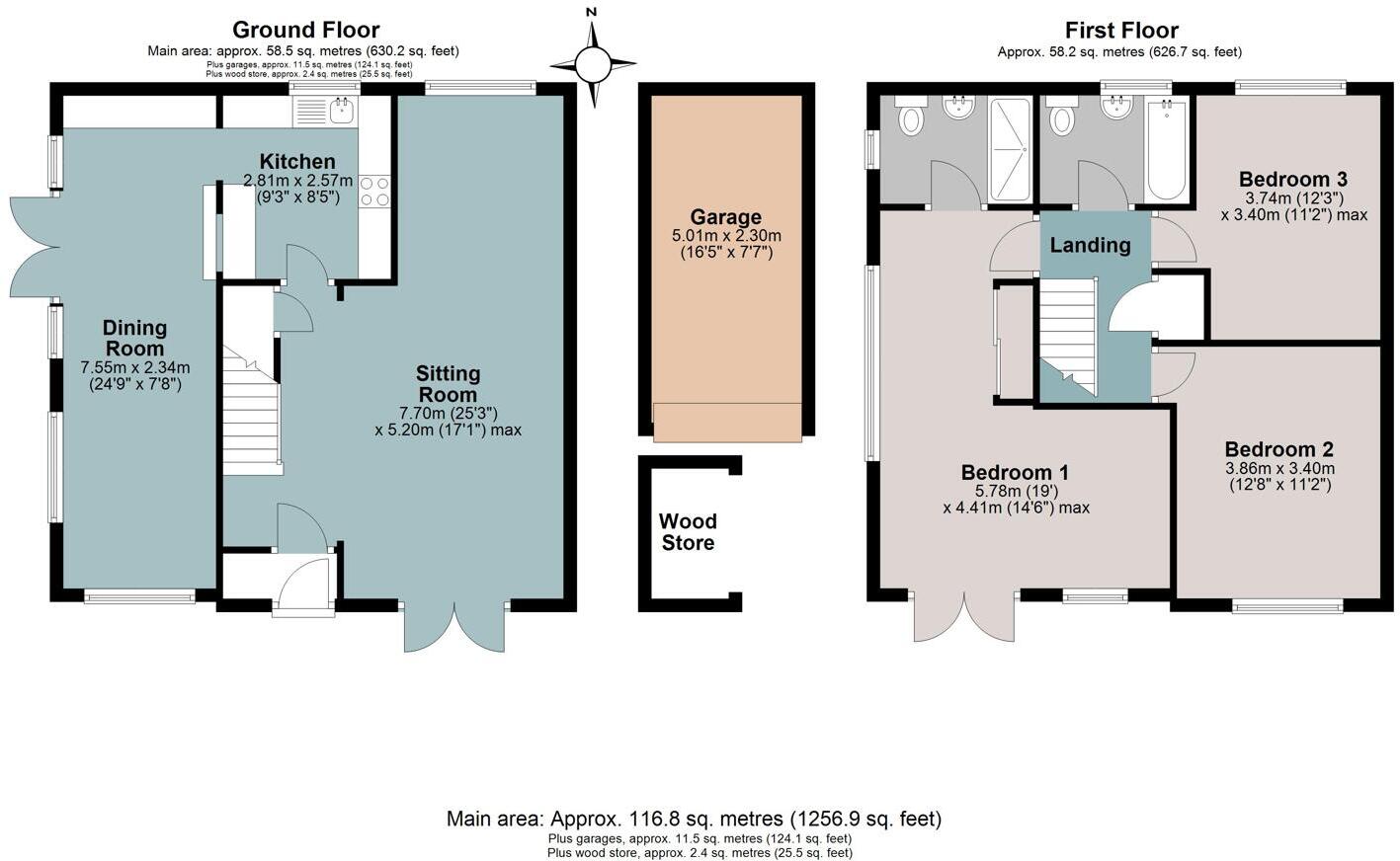 33, Saunders Way, West Charleton, Kingsbridge floorplan
