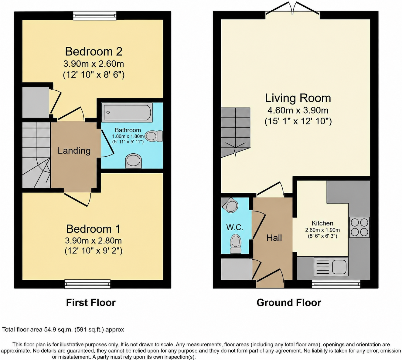 Carrs Mews, Cudworth, Barnsley, S72 8FX floorplan