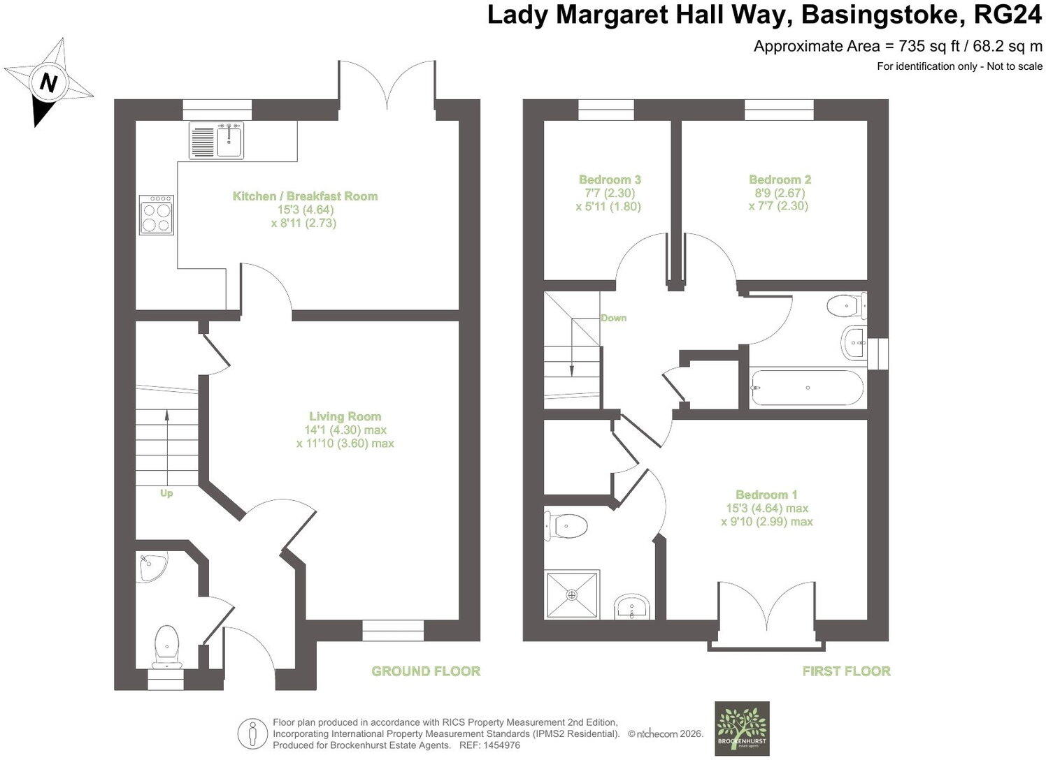 Lady Margaret Hall Way, Basingstoke floorplan