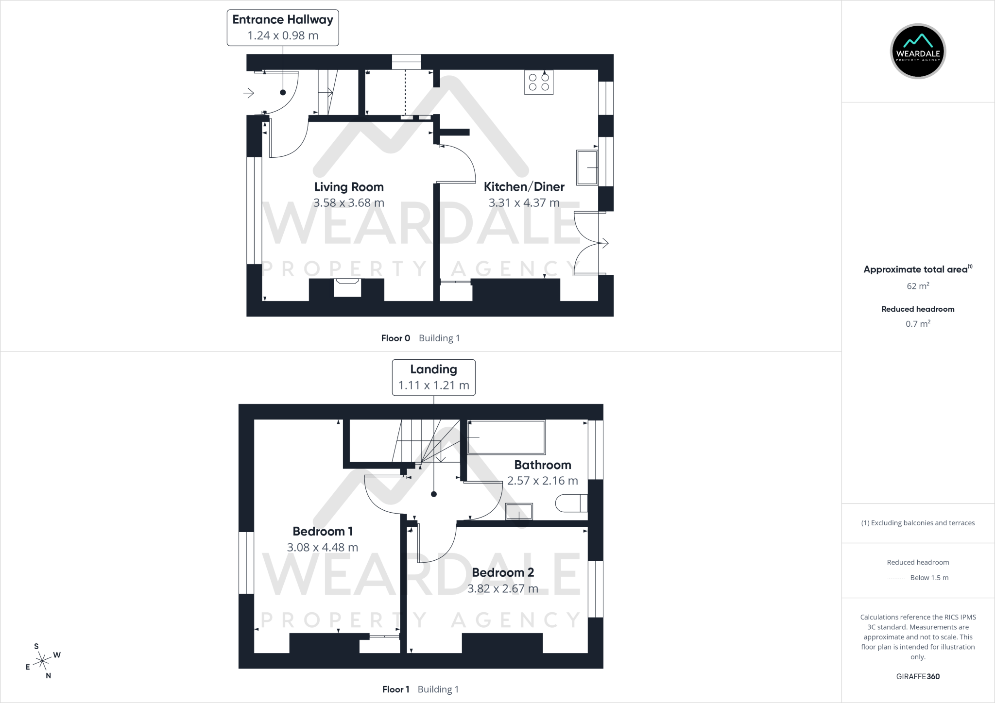 1 Paragon Street, Bishop Auckland, DL13 2NN floorplan