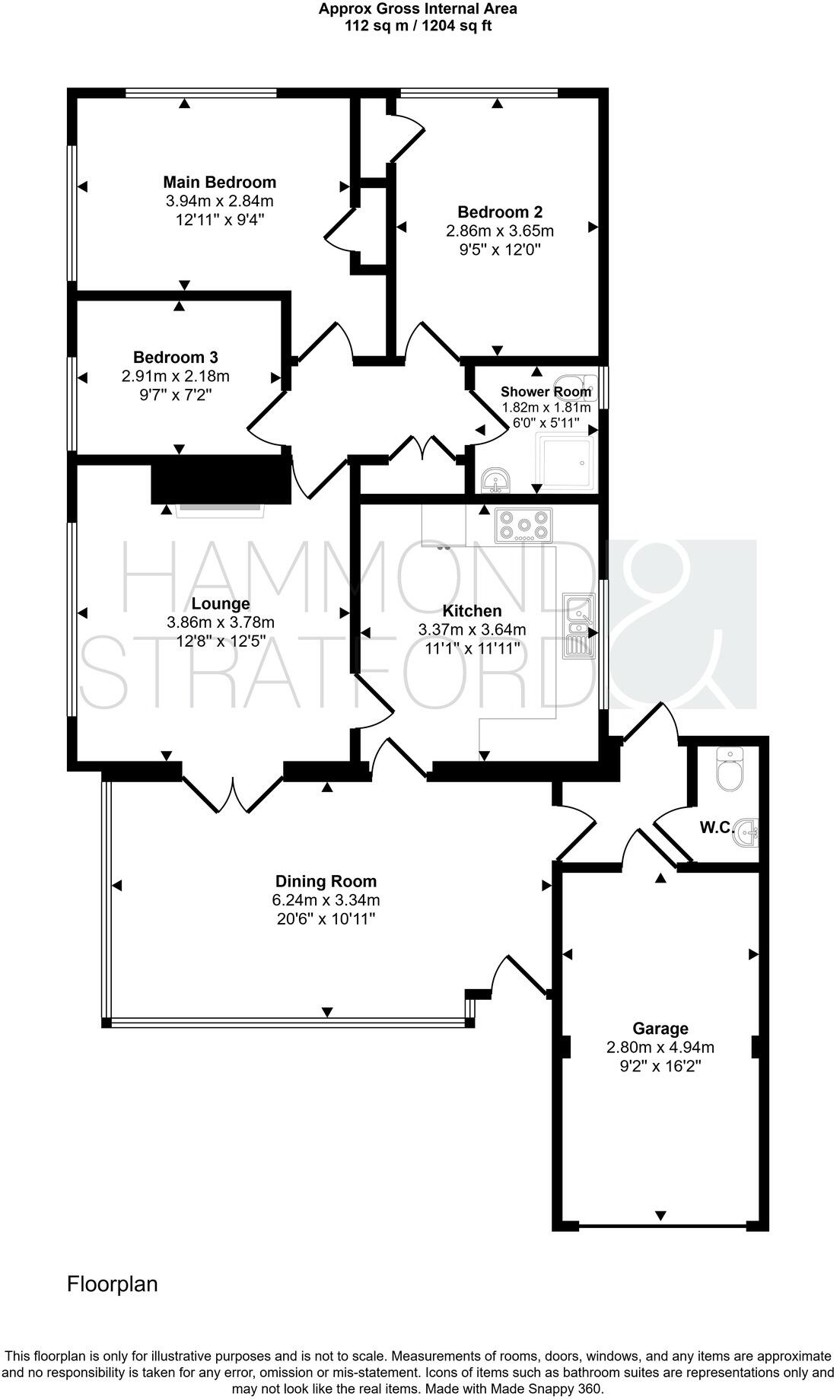 Harkers Lane, Swanton Morley floorplan