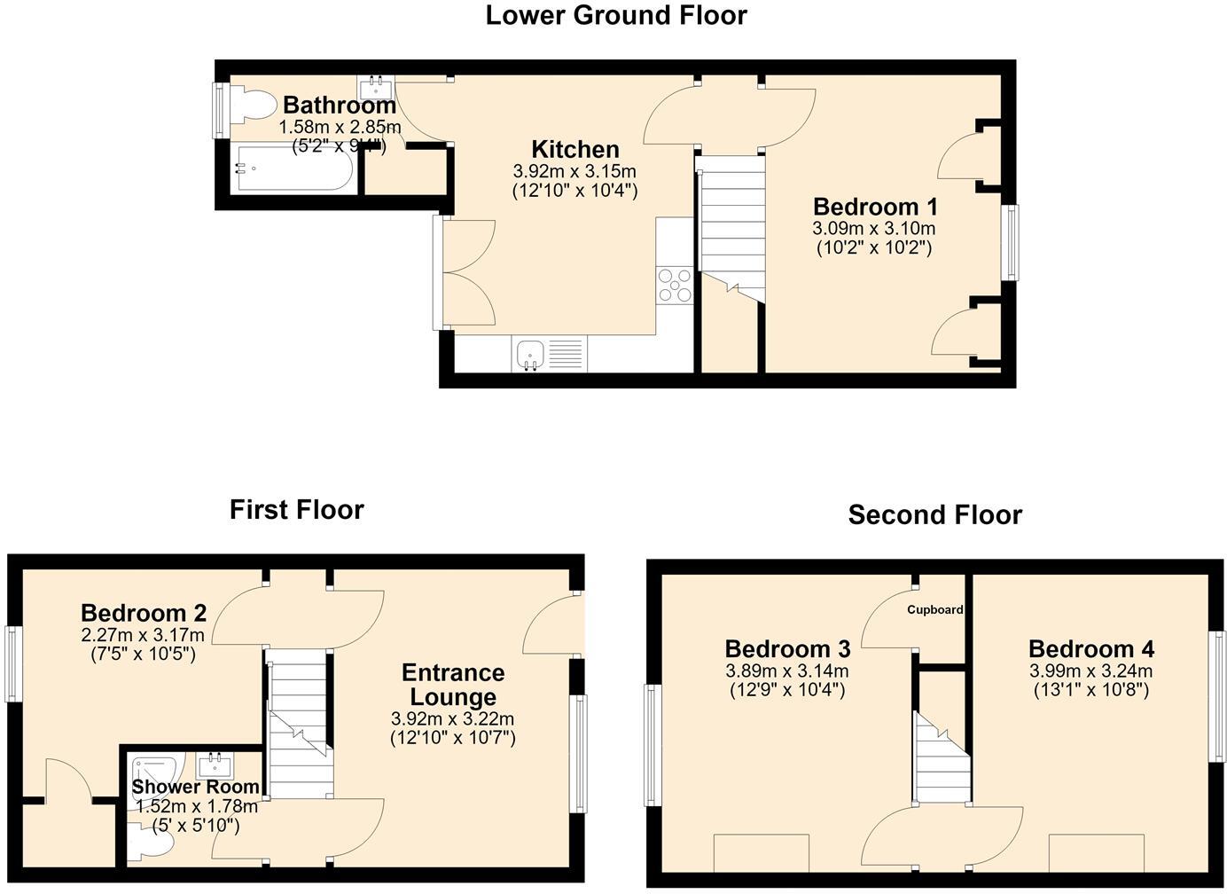 King Street, Gillingham floorplan