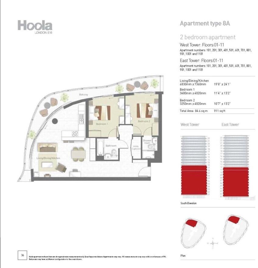 Hoola, 3 Tidal Basin Road, London, E16 floorplan