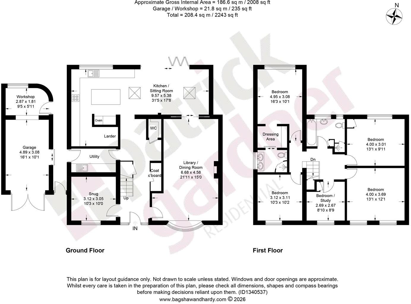Yarm Close, South Leatherhead, KT22 floorplan
