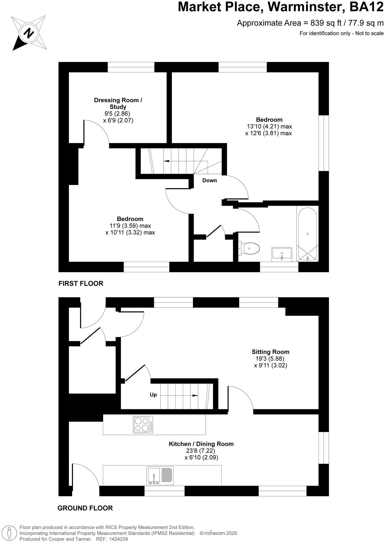Market Place, Warminster, BA12 floorplan