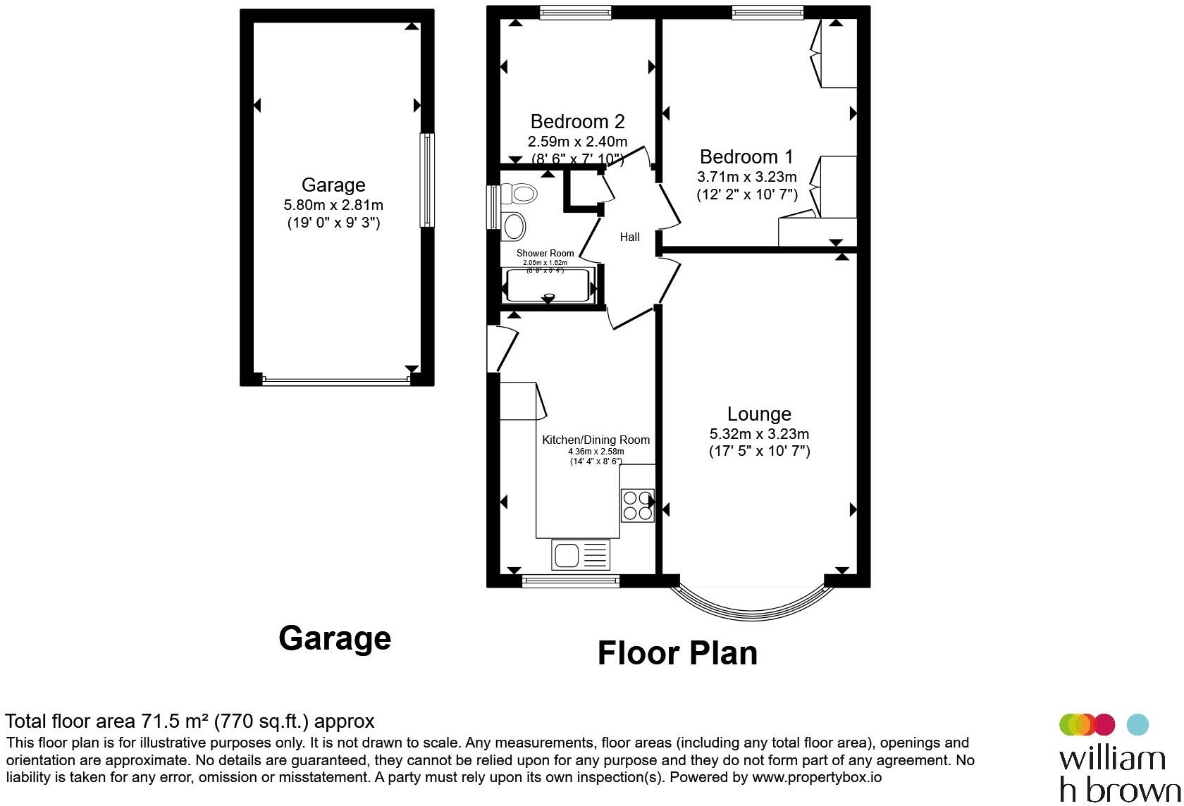 Oakleigh, Scunthorpe floorplan