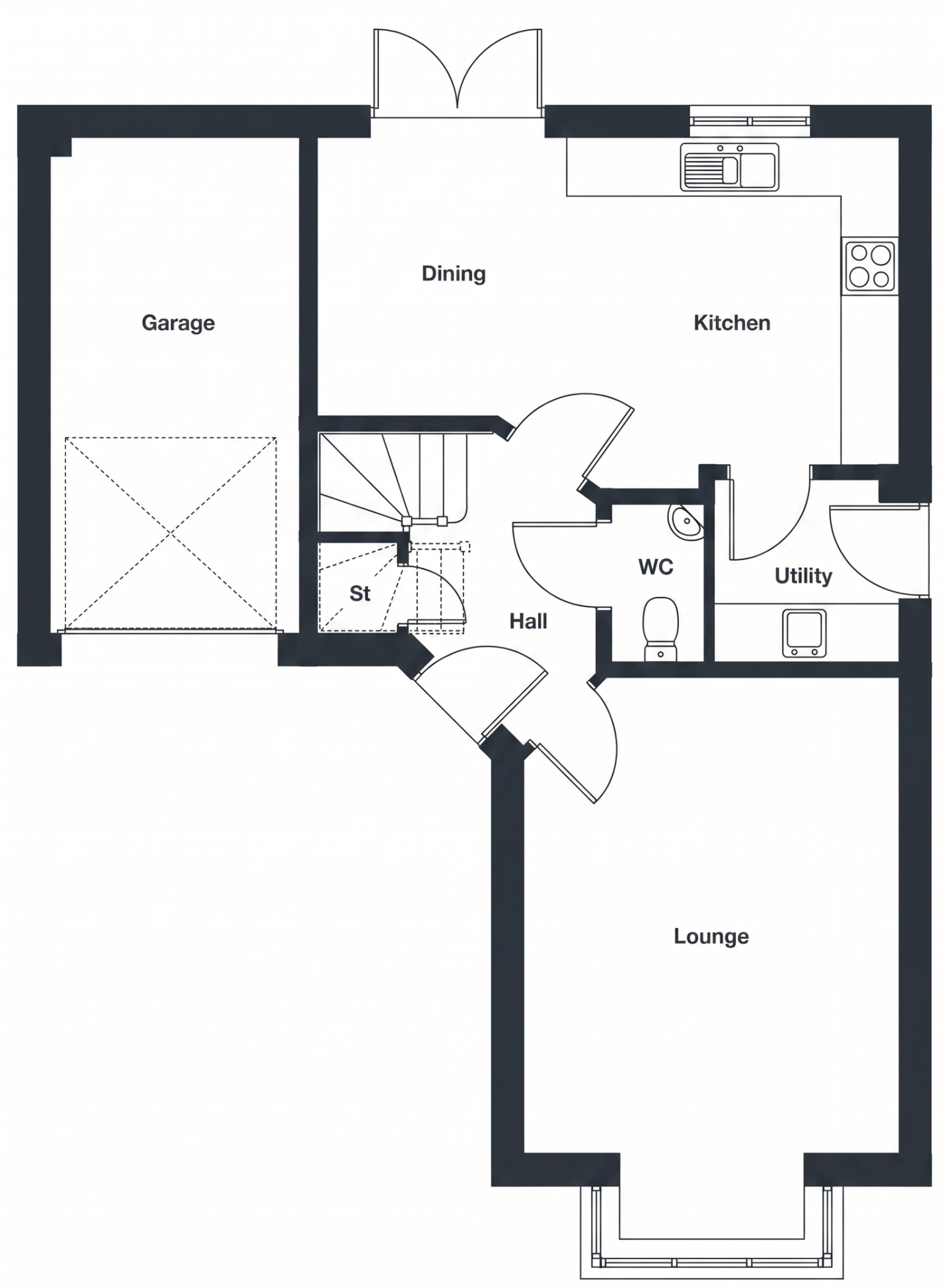 Chaffinch Drive, Hebburn floorplan