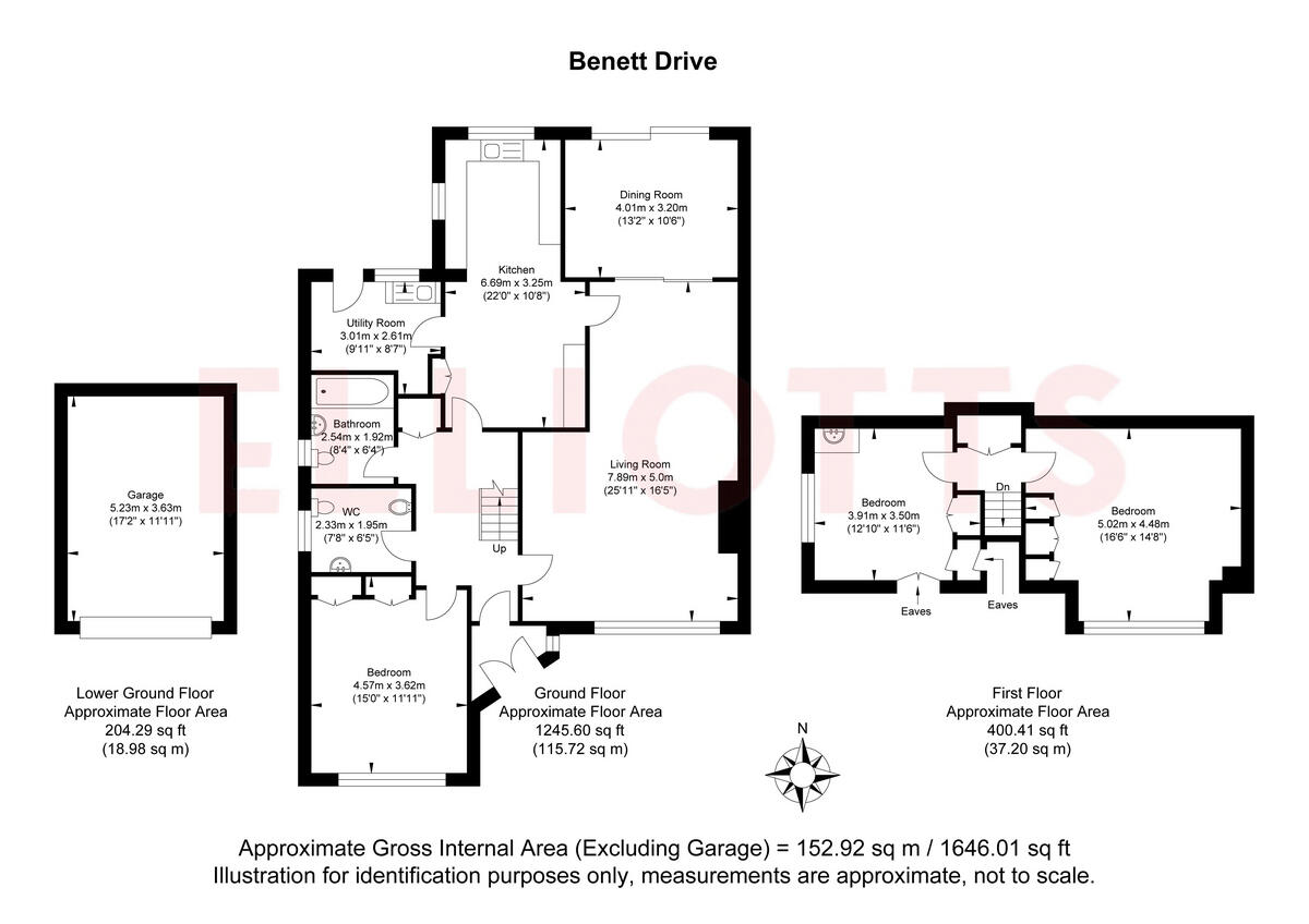 Benett Drive, Hove floorplan