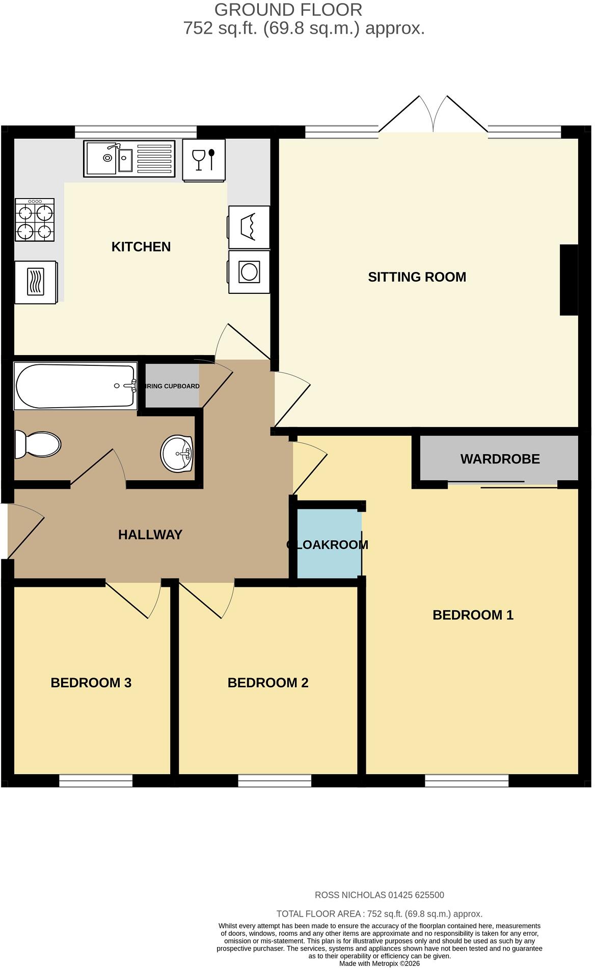 Stoneleigh Avenue, Hordle, Lymington, Hampshire. SO41 0GS floorplan