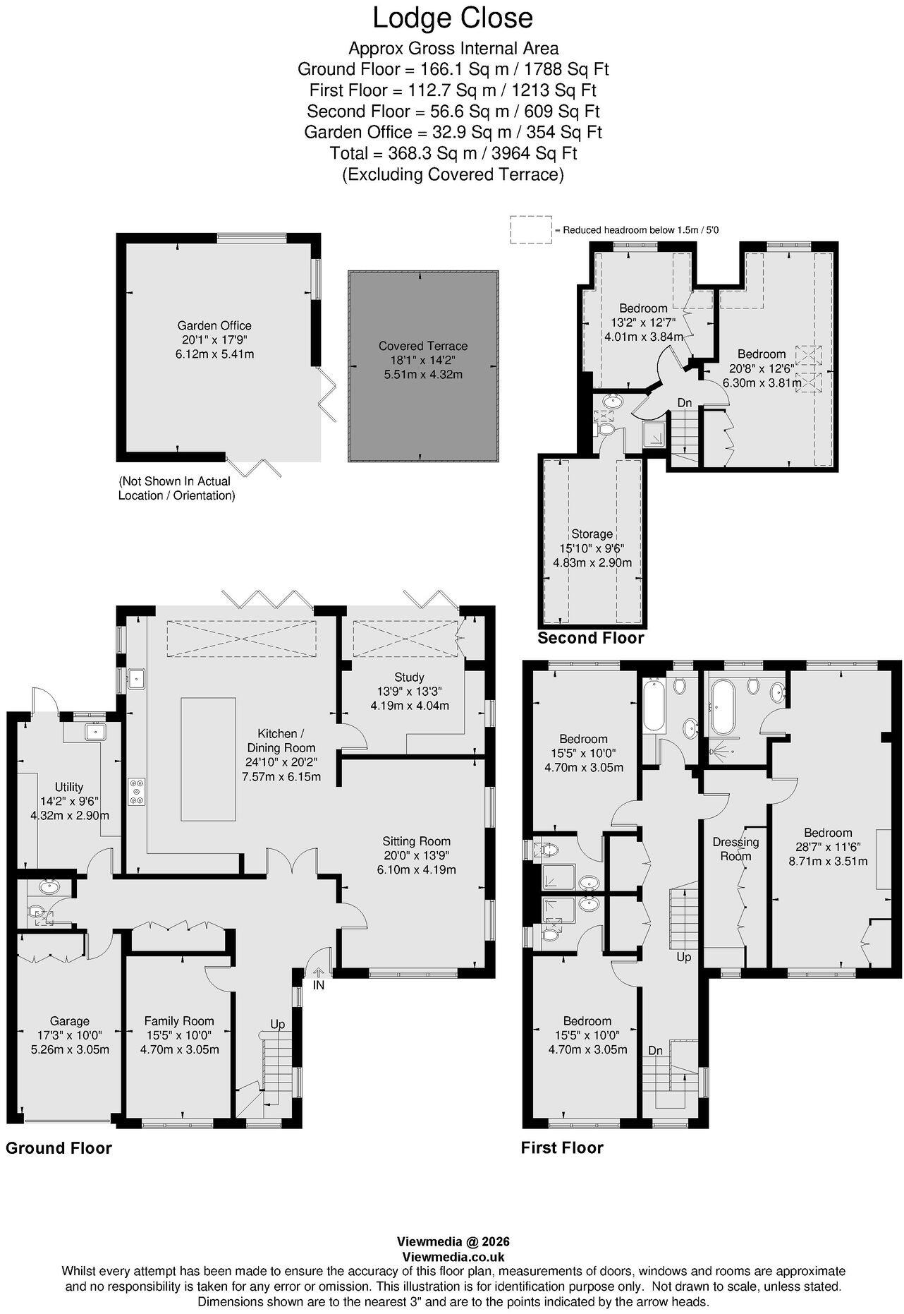 Lodge Close, Stoke D'abernon, Cobham, KT11 floorplan