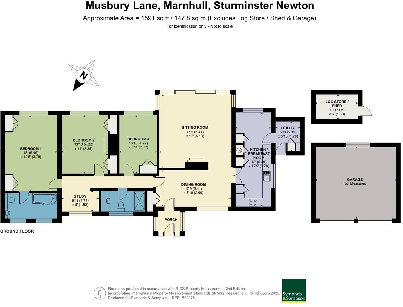 Musbury Lane, Marnhull, Sturminster Newton floorplan
