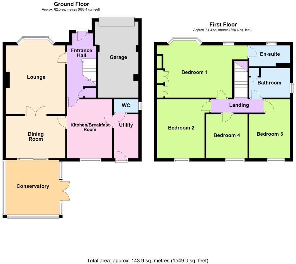 Hunt Drive, Melton Mowbray floorplan