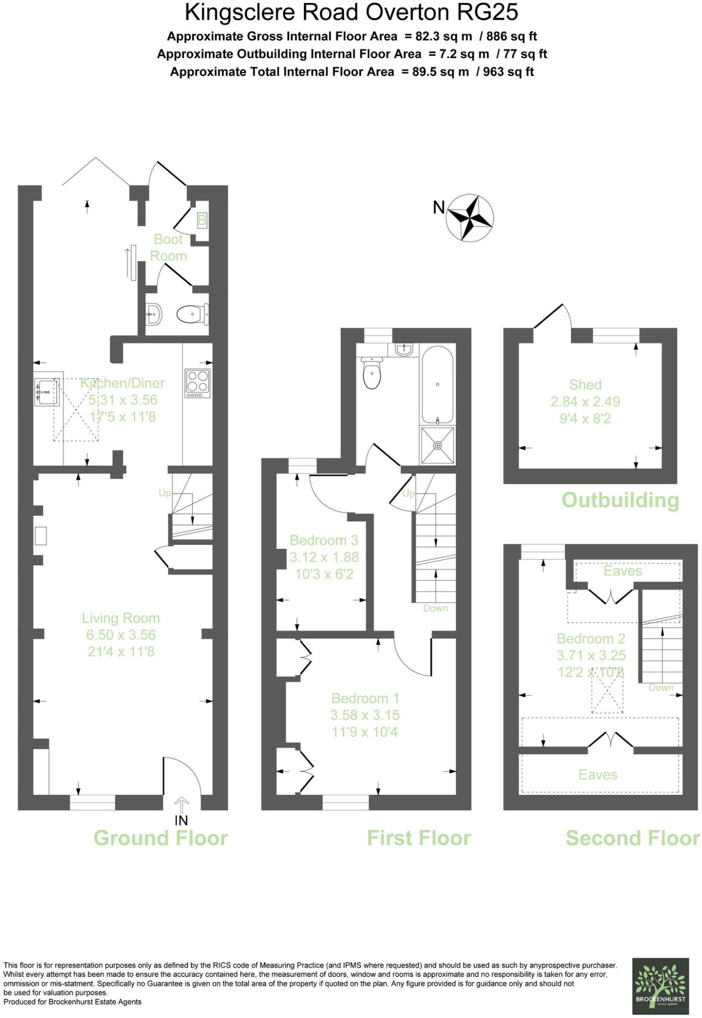 Kingsclere Road, Overton, Basingstoke, RG25 3JA floorplan