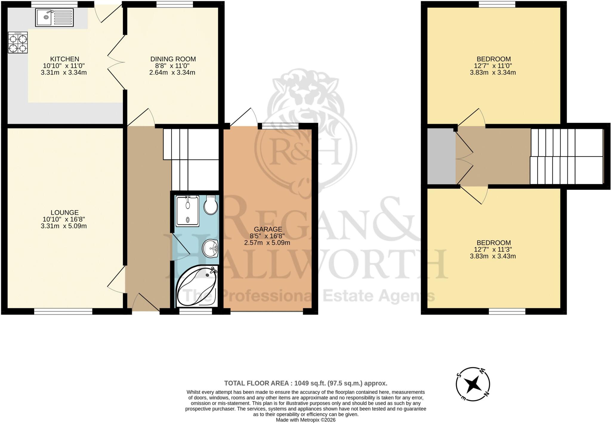 Crestwood Avenue, Goose Green, WN3 6SE floorplan