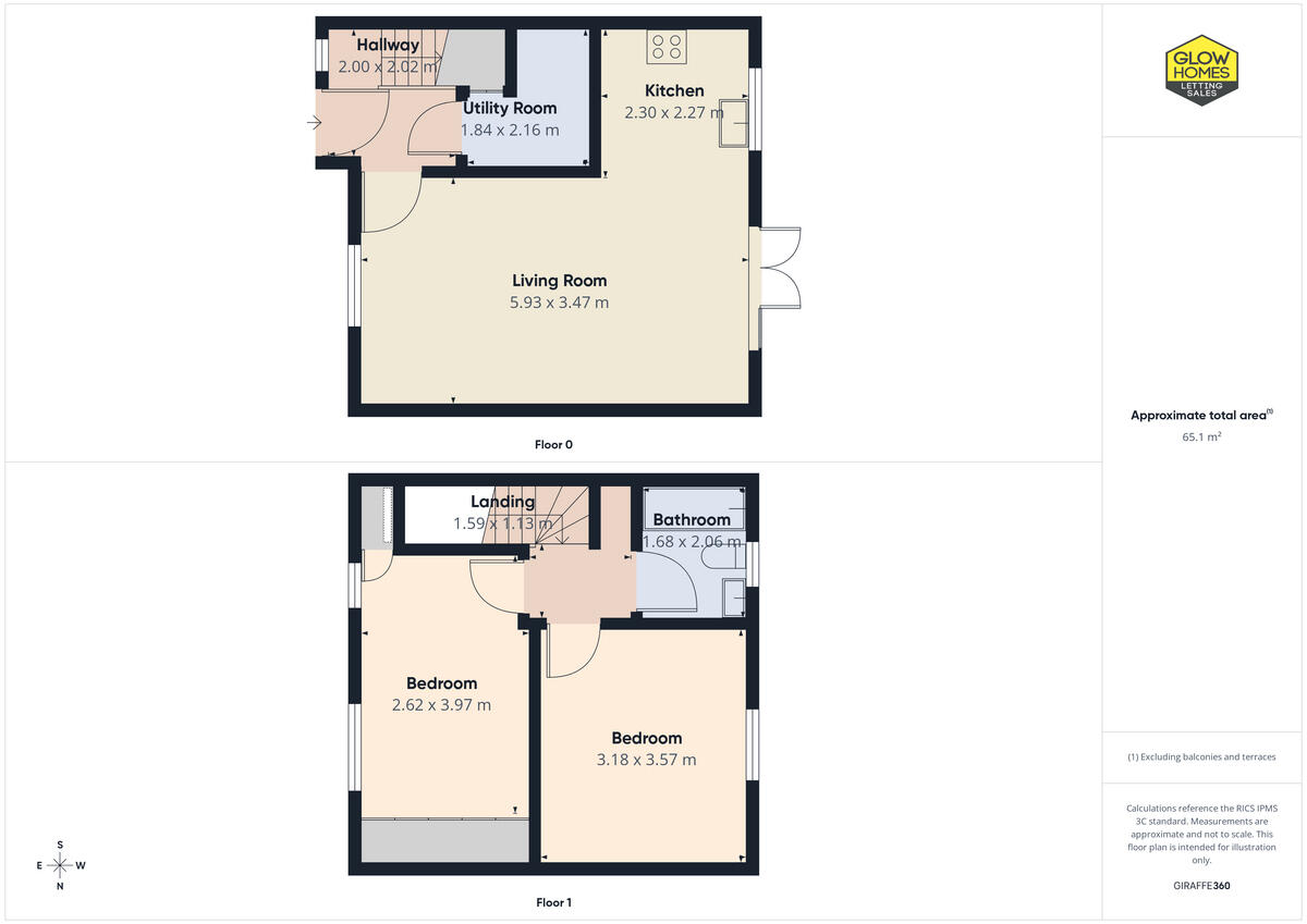 54, Auchenkist Place, Kilwinning, KA13 7 floorplan