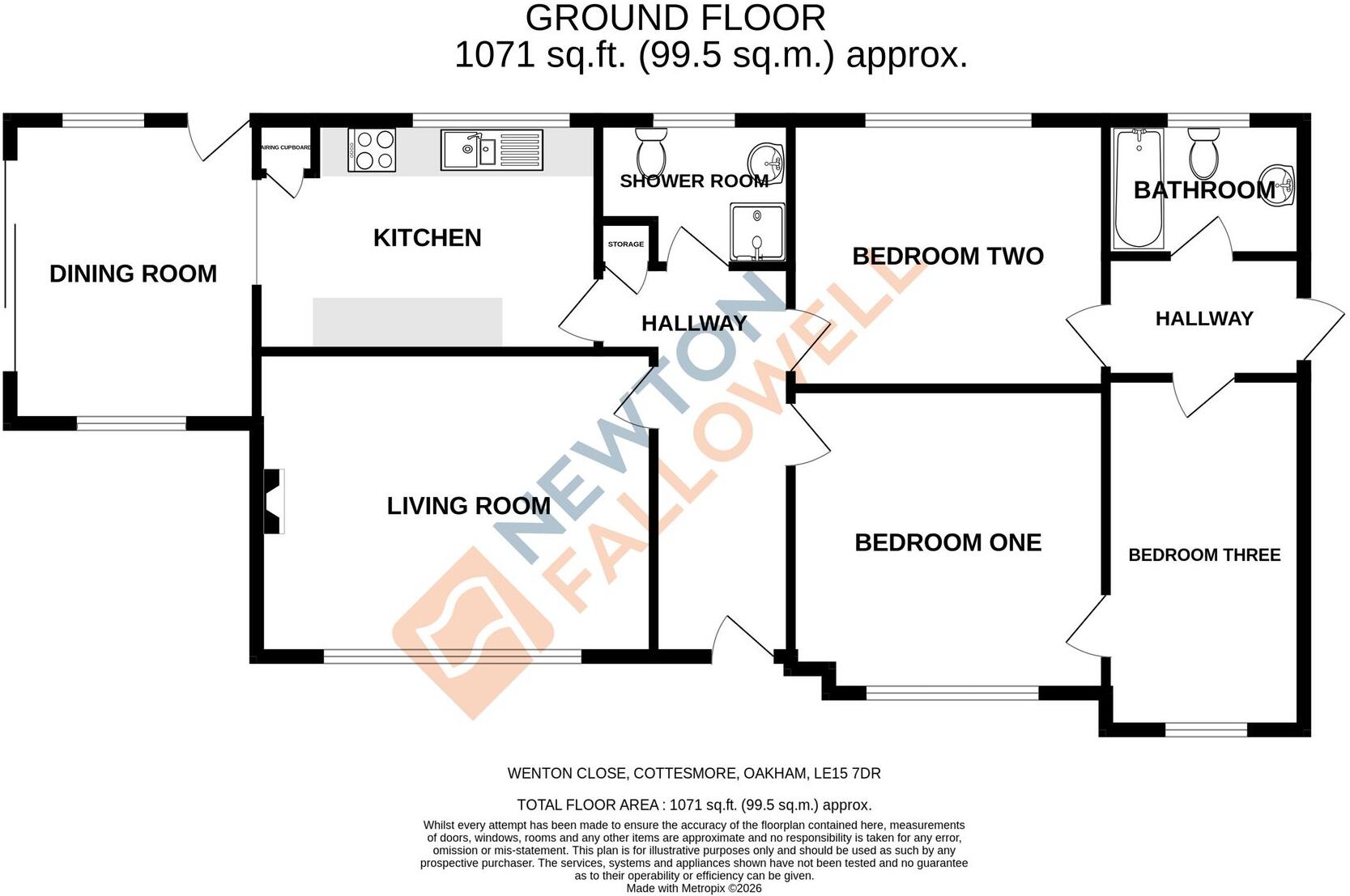 Wenton Close, Cottesmore, LE15 floorplan