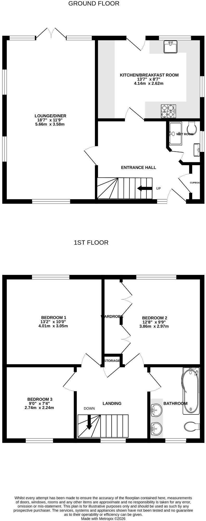 Carroll Close, Fawley floorplan