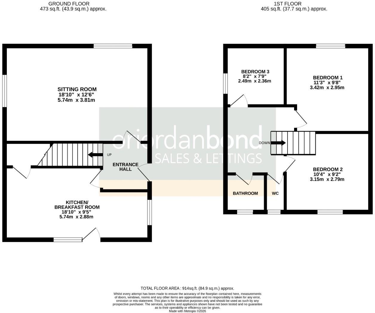 Obelisk Rise, Kingsthorpe, Northampton NN2 floorplan