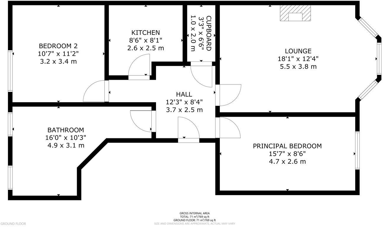 Edgehill Road, Glasgow, G11 floorplan