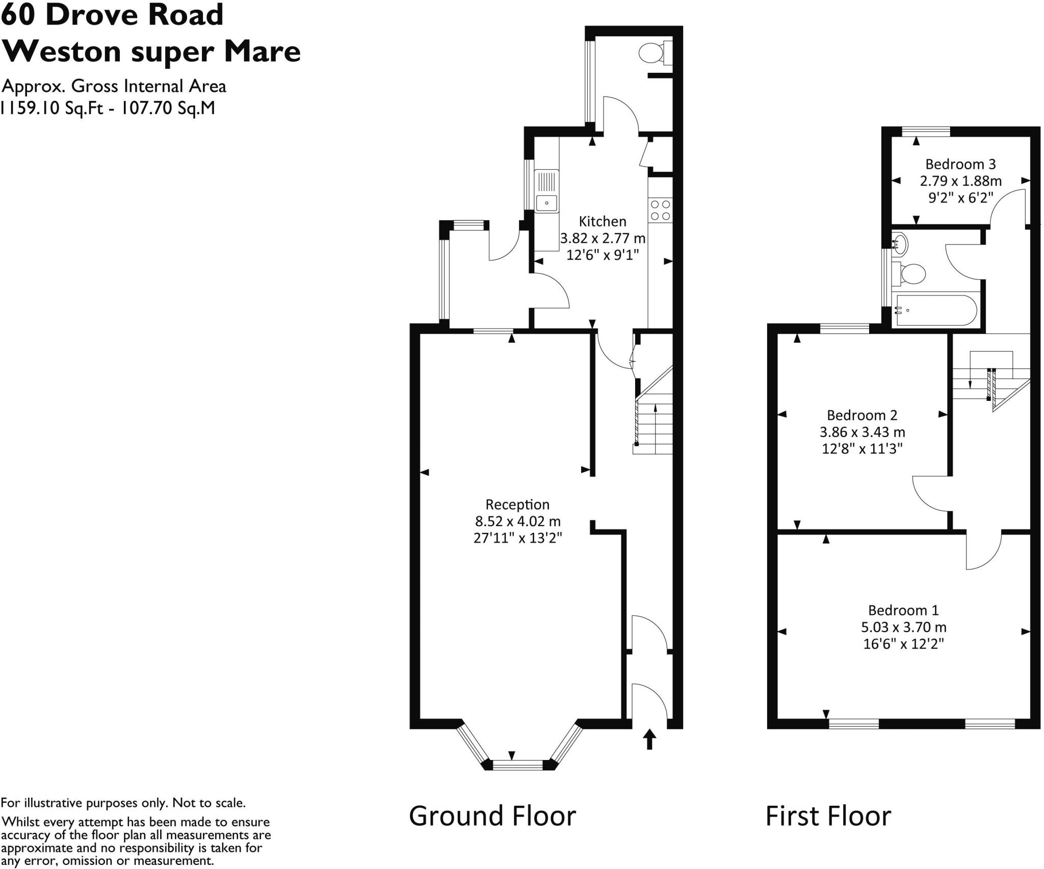 Drove Road, Weston-Super-Mare - DRIVE & GARAGE  floorplan