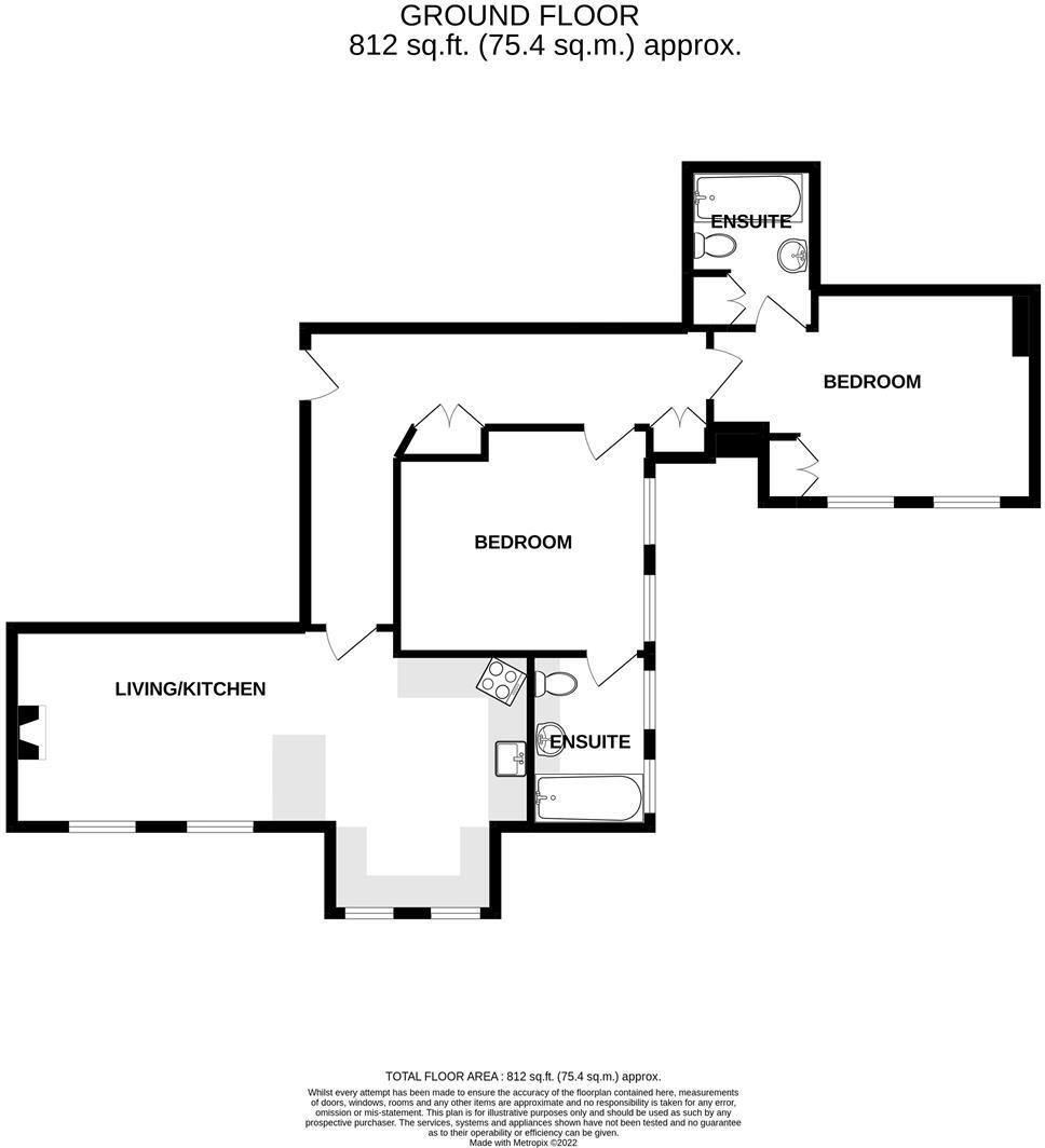 6 The Alexandra, Woodhall Spa floorplan