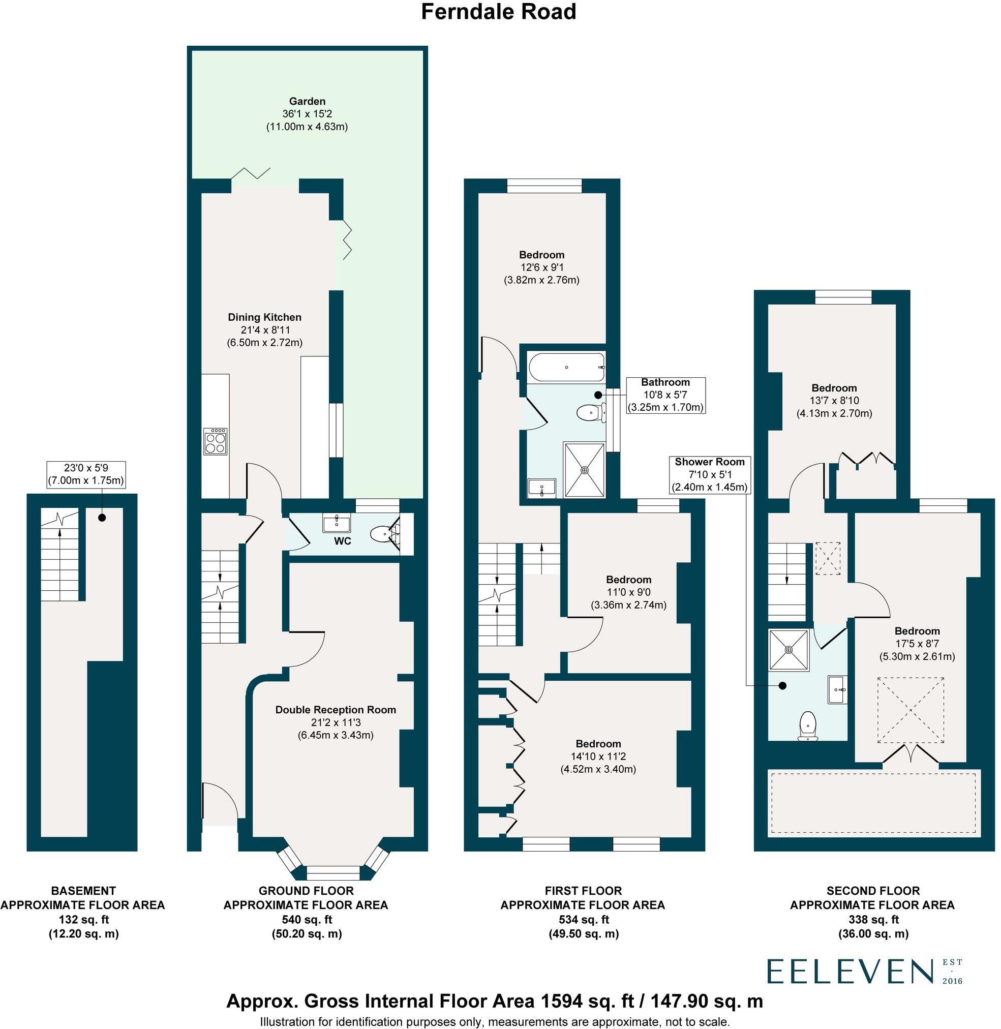 Ferndale Road, Leytonstone, London, E11 floorplan