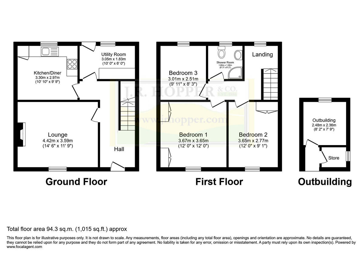 2 Town Head, Hawes DL8 3RJ floorplan