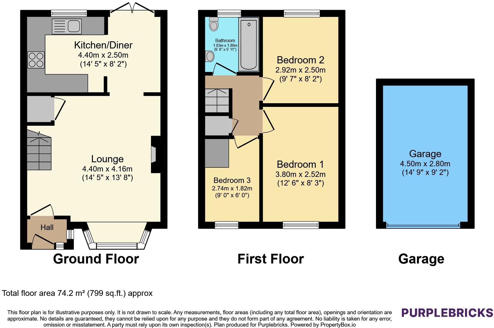 Woodvale Close, Lincoln, LN6 floorplan
