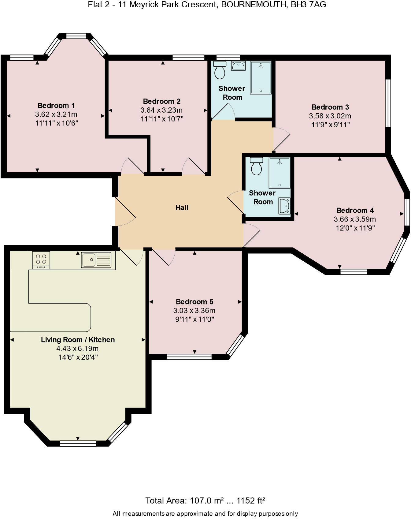 Meyrick Park Crescent, Meyrick Park, BH3 floorplan