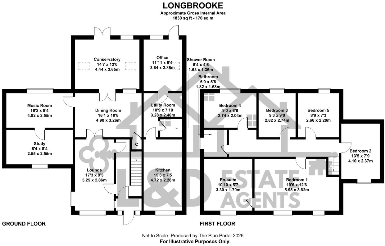 Longbrooke, Houghton Regis, Bedfordshire, LU5 5QX floorplan