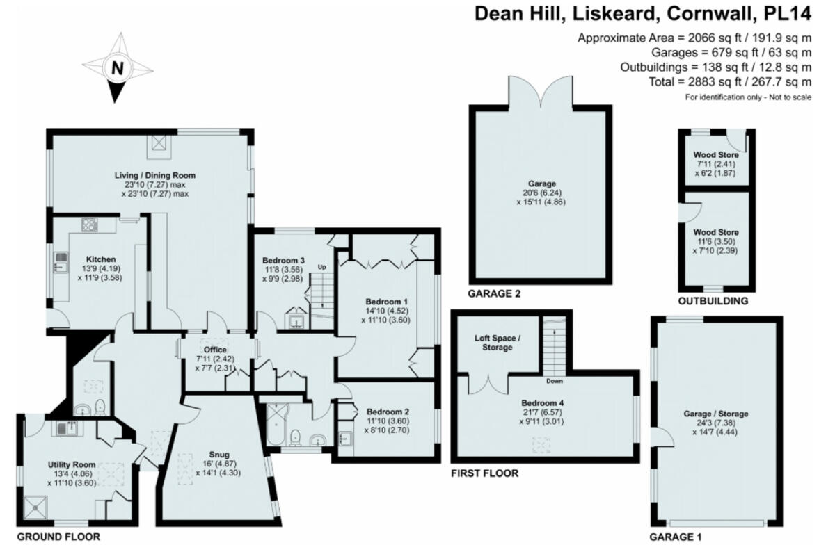 Dean Hill, Liskeard floorplan