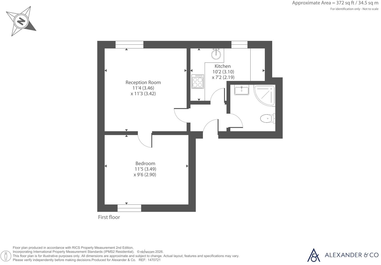 Icknield Street, Dunstable, Bedfordshire floorplan