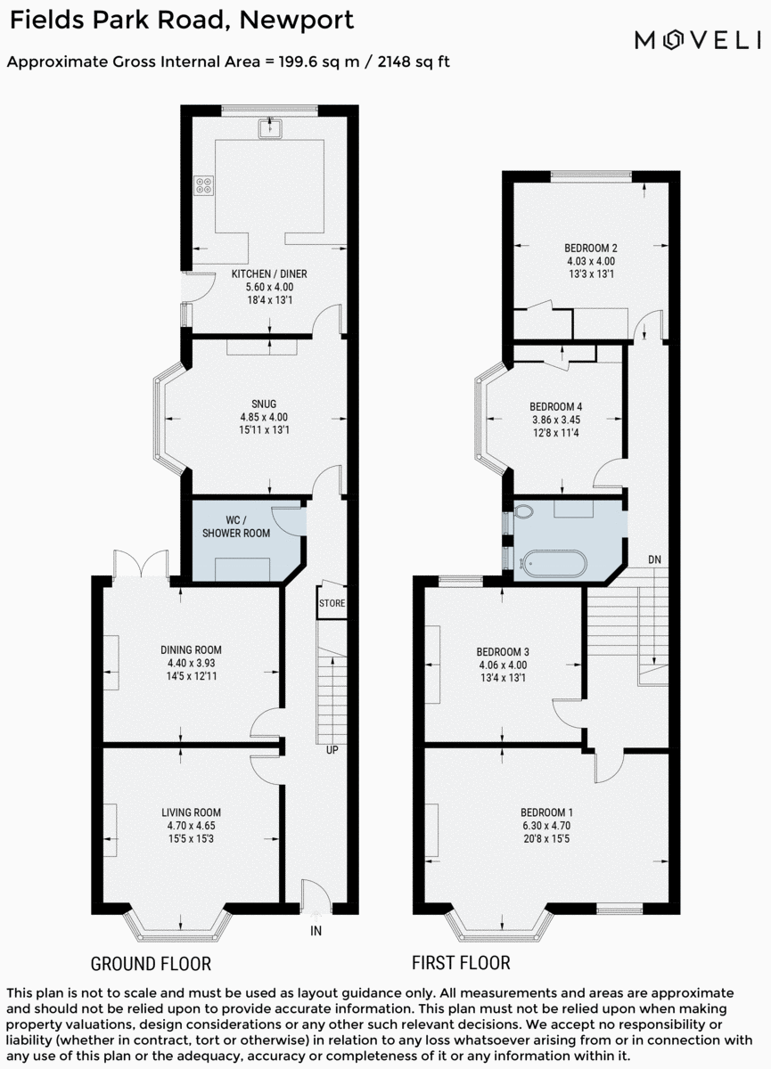 Fields Park Road, Newport, NP20 floorplan